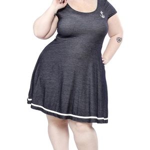 ROCK STEADY BEATRICE DRESS INDIGO 2X